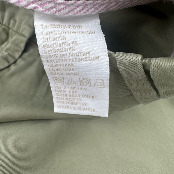 Tommy Hilfiger Capri Pants Womens Size 20 Olive Austin Fit Khaki 24.5” Inseam - Picture 7 of 15